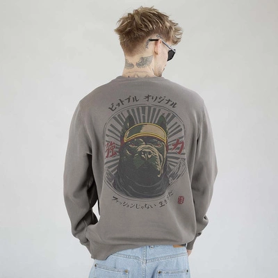 Bluza Pit Bull Crewneck Mt Fuji szara