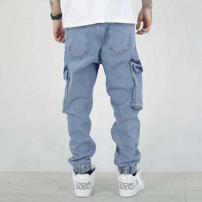 Spodnie Jogger I8 Denim BOY40 Cargo niebieskie