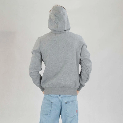 Bluza Pit Bull Hoodie Zip Small Logo ciemno szara