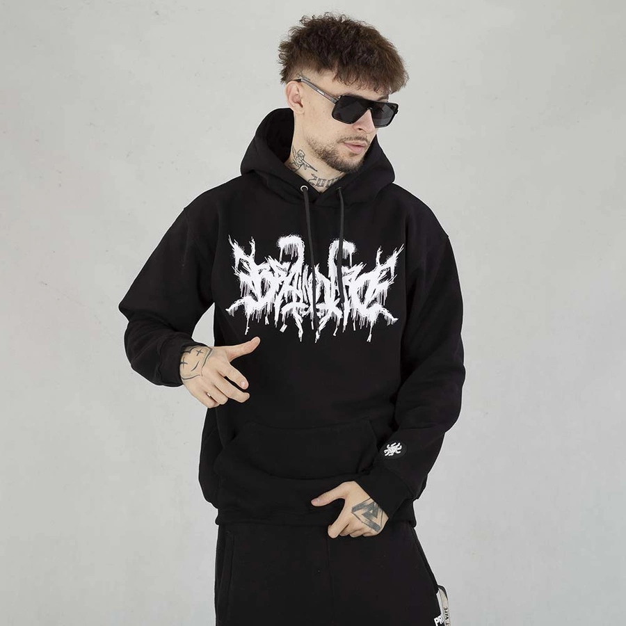 Bluza Brain Dead Familia Hoodie Tarantula czarna