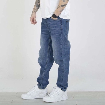 Spodnie Regular Prosto Pulse niebieskie