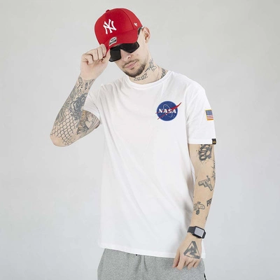 Koszulka Alpha Industries Space Shuttle 176507 biała