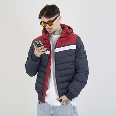 Kurtka Pit Bull Rubio granatowa czewona