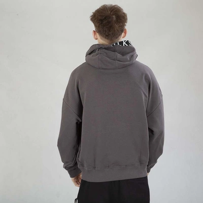 Bluza Hoodie SikSilk SS-26772 brązowa