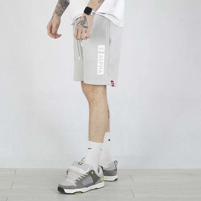 Krótkie spodenki Alpha Industries Print 146365 szare