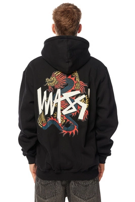Bluza Hoodie Mass ZIP Dragon czarna
