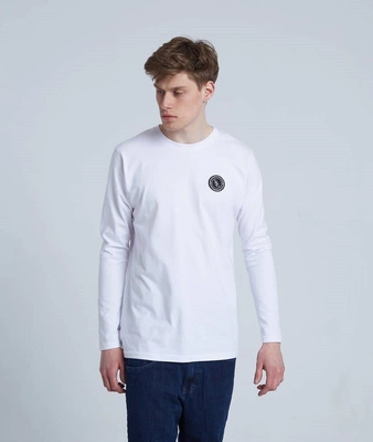 Smoke Story STRIPE Longsleeve Biały