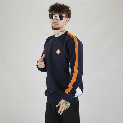 Bluza Crewneck B.O.R. Biuro Ochrony Rapu Premium Caro granatowa