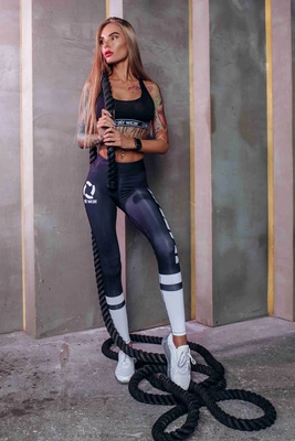 Legginsy ATR Wear Bad Ass czarne