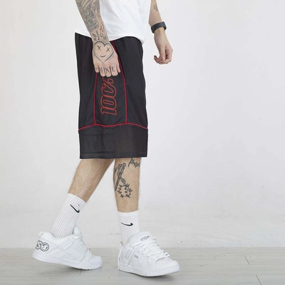 Spodenki Krótkie Stoprocent Sport100 Red czarne