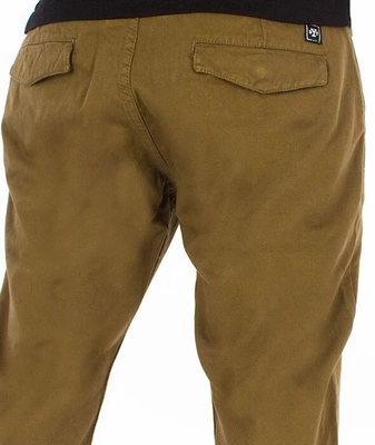 Backyard Cartel-Band Jogger Chino Spodnie Oliwkowe