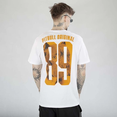 Koszulka Pit Bull Eighty Nine Dog biała