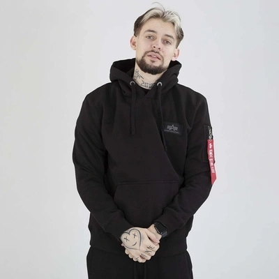 Bluza Alpha Industries Hoodie Back Print 178318 czarna