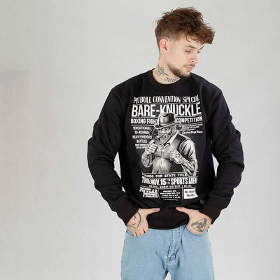 Bluza Pit Bull crewneck Bare Knuckle czarna