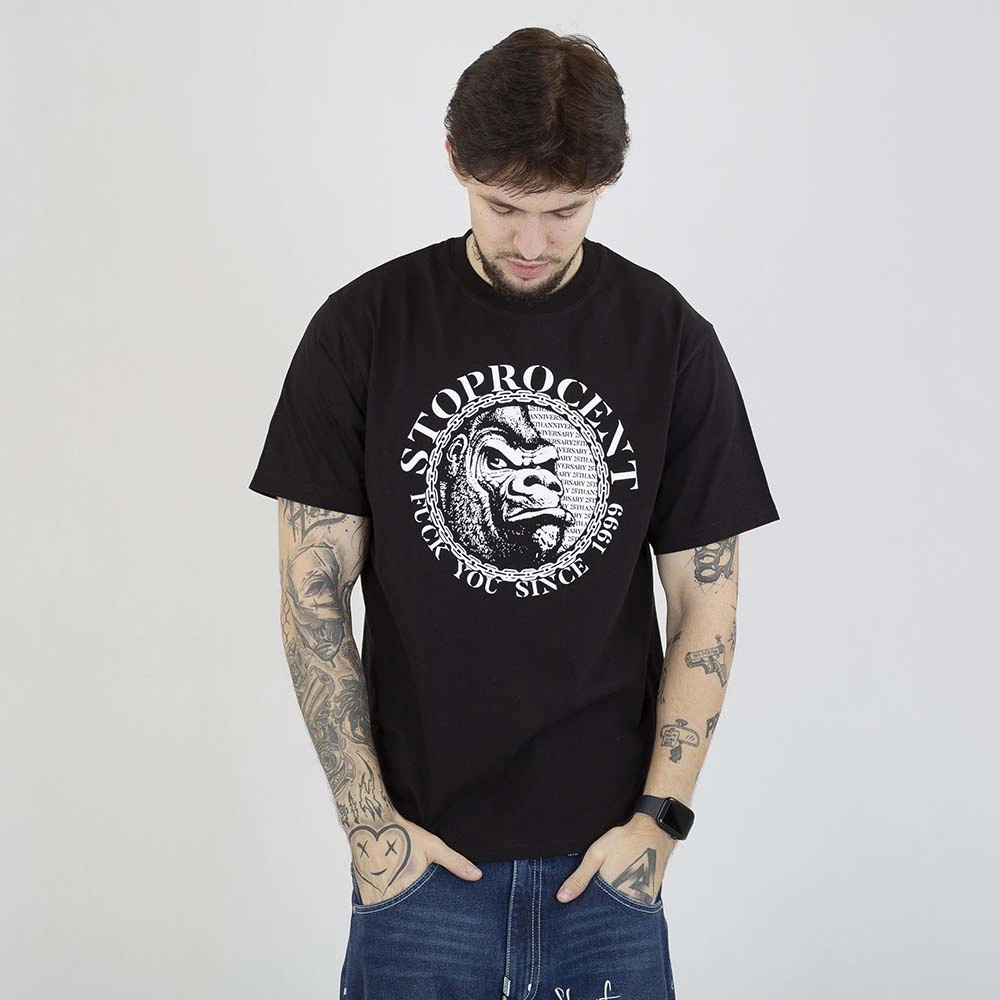 Koszulka Stoprocent 25th Anniversary Gorilla czarna