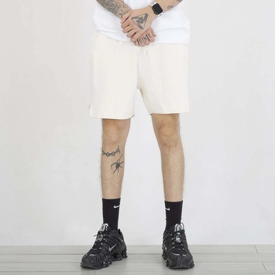 Krótkie spodenki dresowe Prosto Waffle kremowe