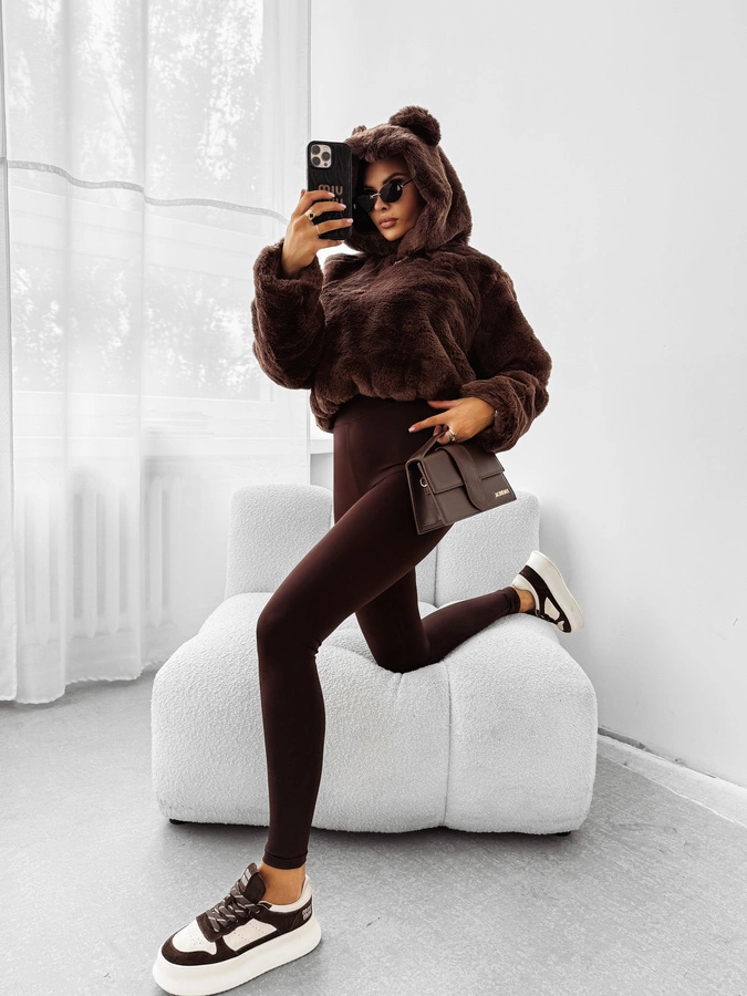 Bluza Olavoga Hoodie Eliolie brązowa