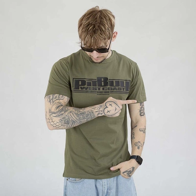 Koszulka Pit Bull Classic Boxing oliwkowy
