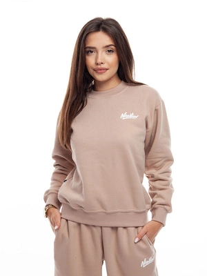 Bluza Nice View Brand Crewneck Small beżowa