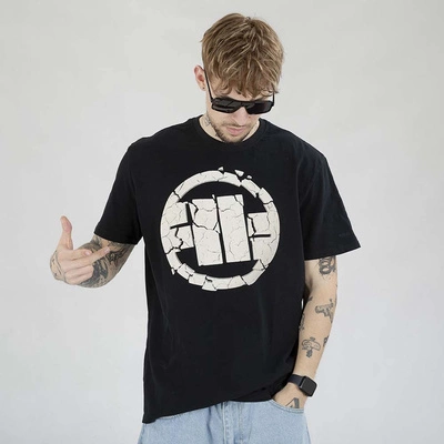 Koszulka Pit Bull Garment Washed Scratch czarna