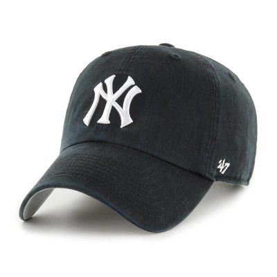 Czapka 47 Brand MLB New York Yankees Double Under 47 CLEAN UP BCWS-DBLUN17GWS-BK96
