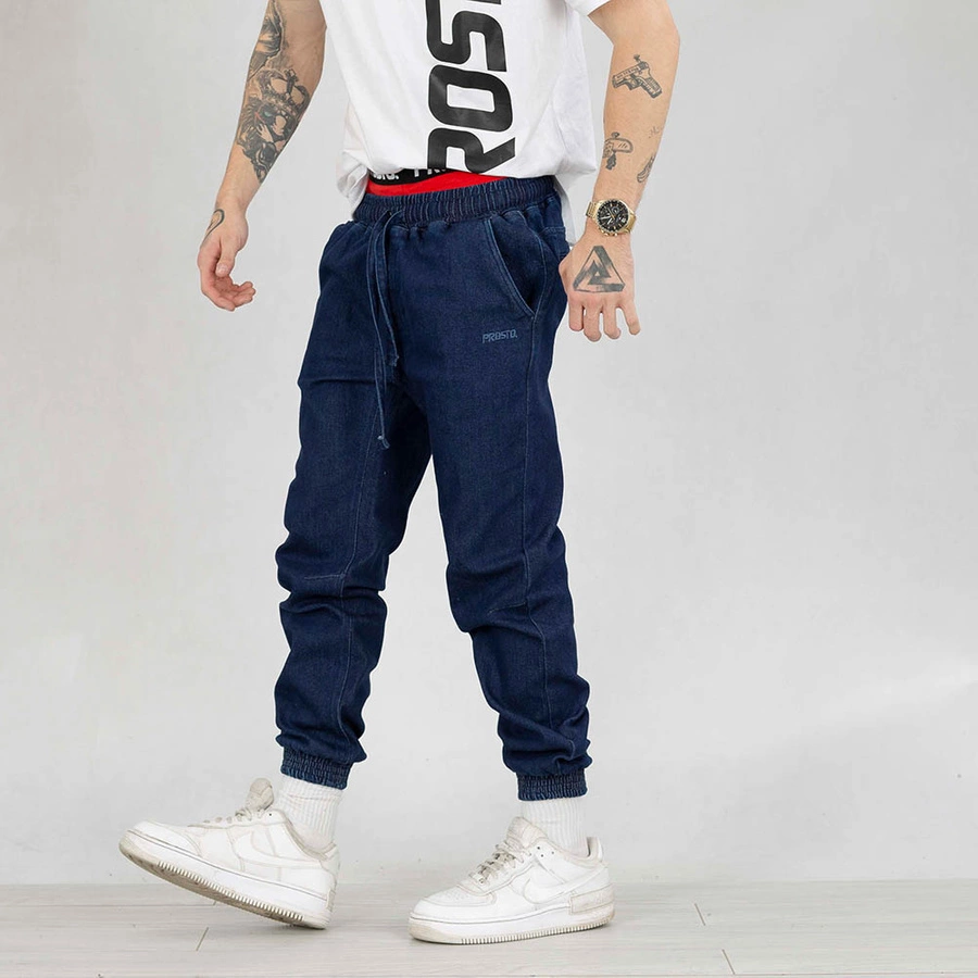 Spodnie Prosto Jogger Jeans Pazy navy