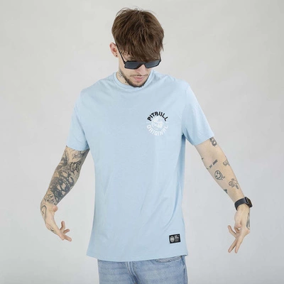 Koszulka Pit Bull Dog SD błękitna