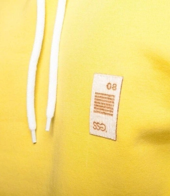 Smoke Story OLD SKIN Bluza z Kapturem Żółty