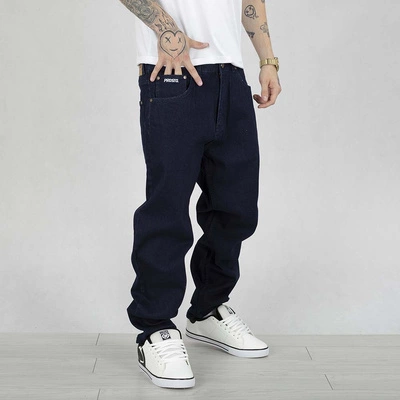 Spodnie Baggy Prosto Oyeah navy jeans