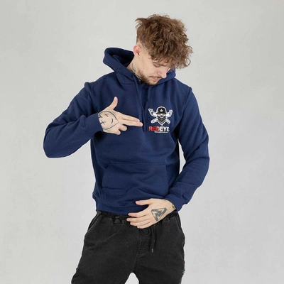 Bluza Hoodie Red Eyes King granatowa