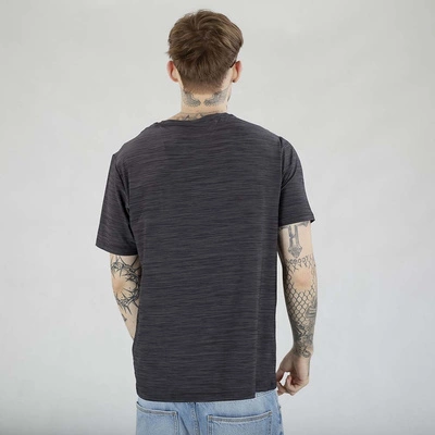 Koszulka Pit Bull Casual Small Logo czarna melanż