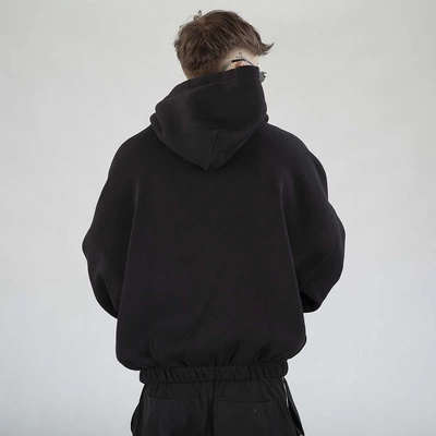 Bluza Jigga Wear Hoodie Baggy Written Logo czarna