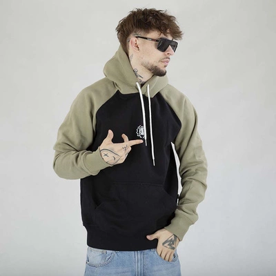 Bluza Diil Hoodie Reglan czarna khaki