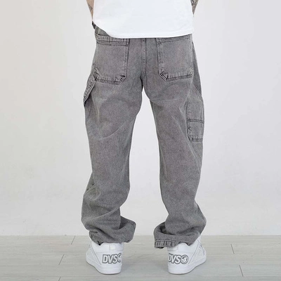 Spodnie Baggy I8 Denim BAG95 szare