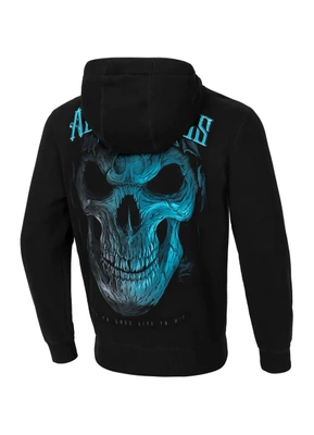 Bluza Pit Bull Hoodie Blue Skull czarna