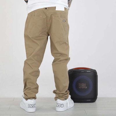 Spodnie Mass Pants Box Relax Fit beżowe