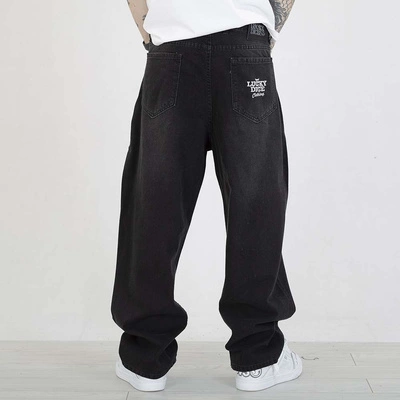 Spodnie Baggy Lucky Dice  LD Clothing jeans czarne