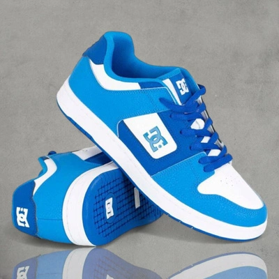 Buty DC Shoes Manteca 4M Shoe ADYS100765 XBBW biało niebieskie 