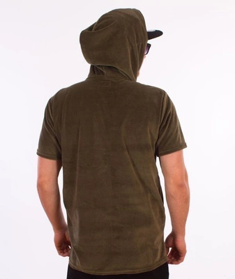 Backyard Cartel-Smooth Short Sleeve Hoody Bluza Kaptur Khaki