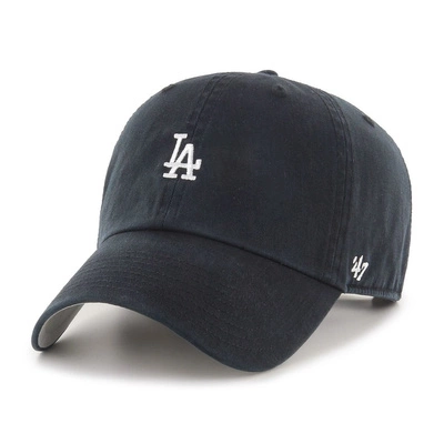 Czapka 47 Brand MLB Los Angeles Dodgers BASE RUNNER '47 Clean Up czarna