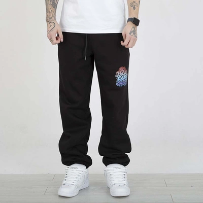 Spodnie Dresowe Motive Baggy Yourself czarne niebieskie