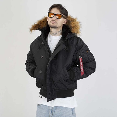 Kurtka Zimowa Alpha Industries N-2B Heritage czarna