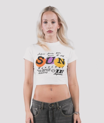 Koszulka Stoprocent Sunfestiwal Baby biała