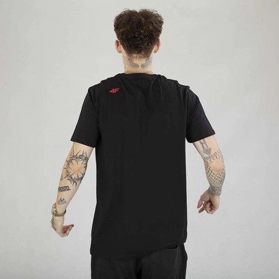 Koszulka 4F TSM354 H4Z22 czarno czerwona