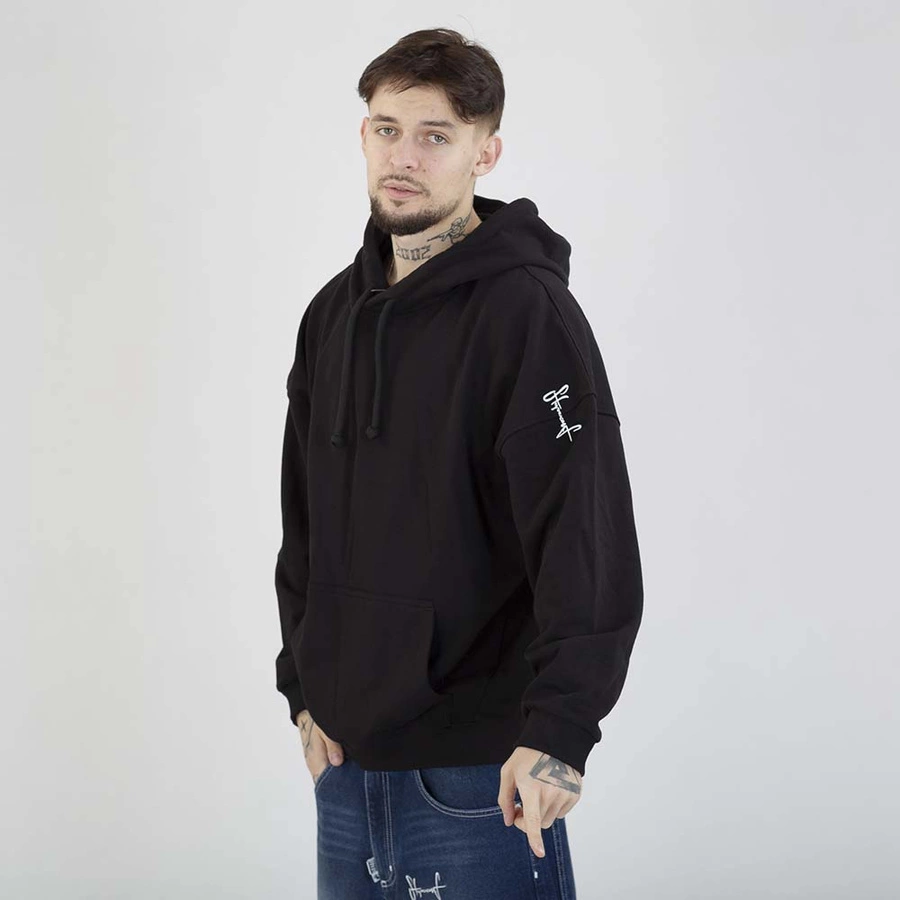 Bluza Stoprocent Hoodie Tag Haftbark czarna