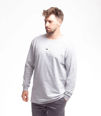 Smoke Story SIMPLE LOGO Longsleeve Szary