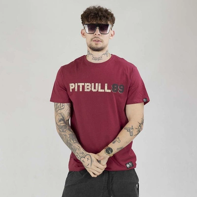 Koszulka Pit Bull Dog 89 bordowa