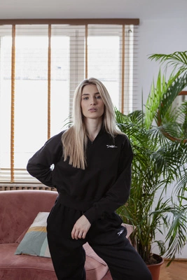 Bluza Diil Stójka Tag czarna