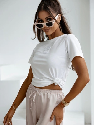 Koszulka Olavoga Loe ecru