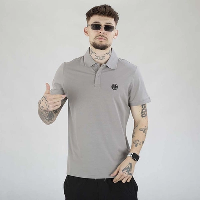 Koszulka Polo Pit Bull Jersey Small Logo szara